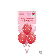 Bukiet 1704 Love Conquers Distance Qualatex #21085 79951-6